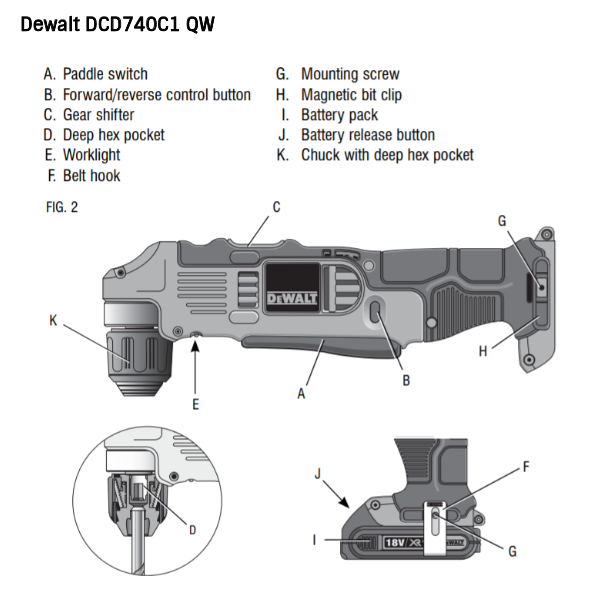 Dewalt dcd740c1 discount